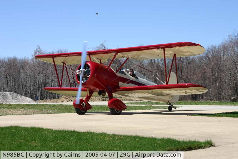 N985BC, 1947 Boeing A75N1(PT17) C/N 75-6711, 1942 Custom Stearman