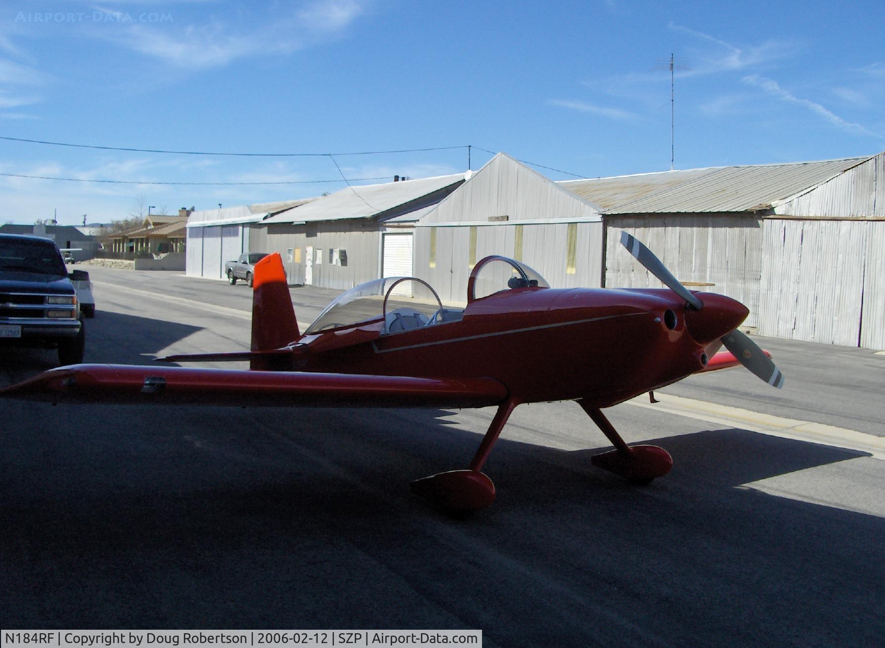 N184RF, 2003 Vans RV-8 C/N 80122, 2003 Findly VAN'S RV-8, Lycoming IO-360