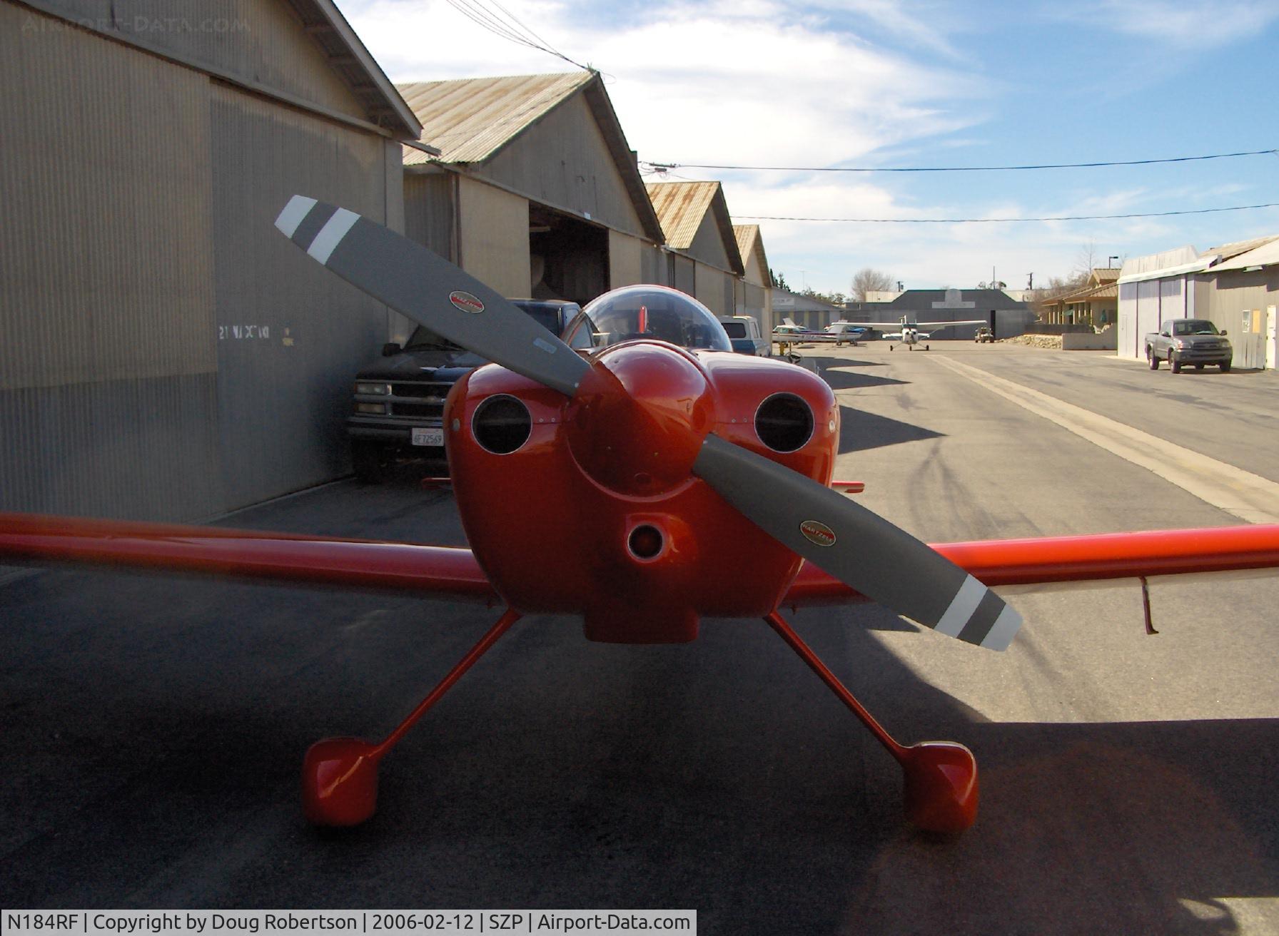 N184RF, 2003 Vans RV-8 C/N 80122, 2003 Findly VAN'S RV-8, Lycoming IO-360