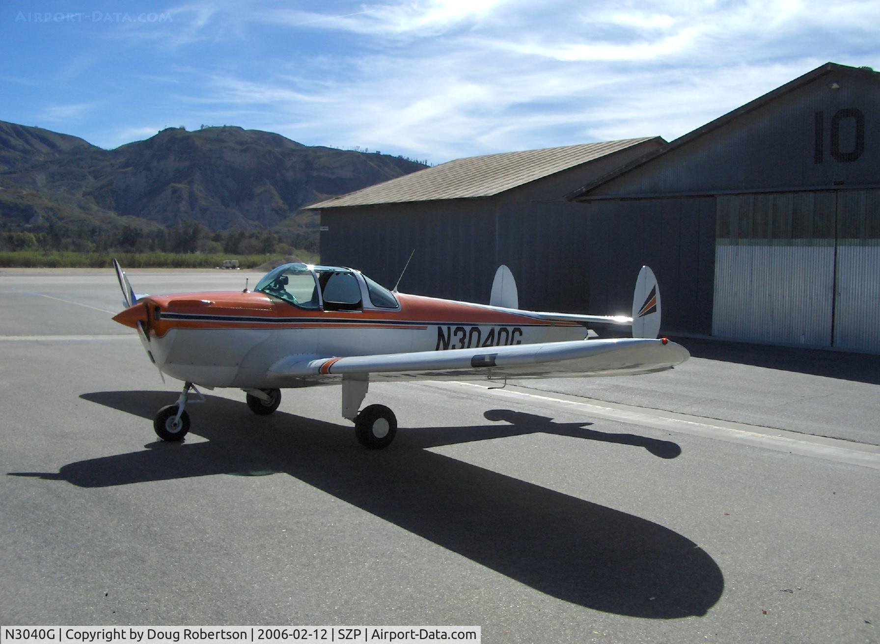 N3040G, 1961 Forney F-1A Aircoupe C/N 5740, 1961 Forney Fornaire F-1A AIRCOUPE, Continental C90-12 95 Hp for takeoff
