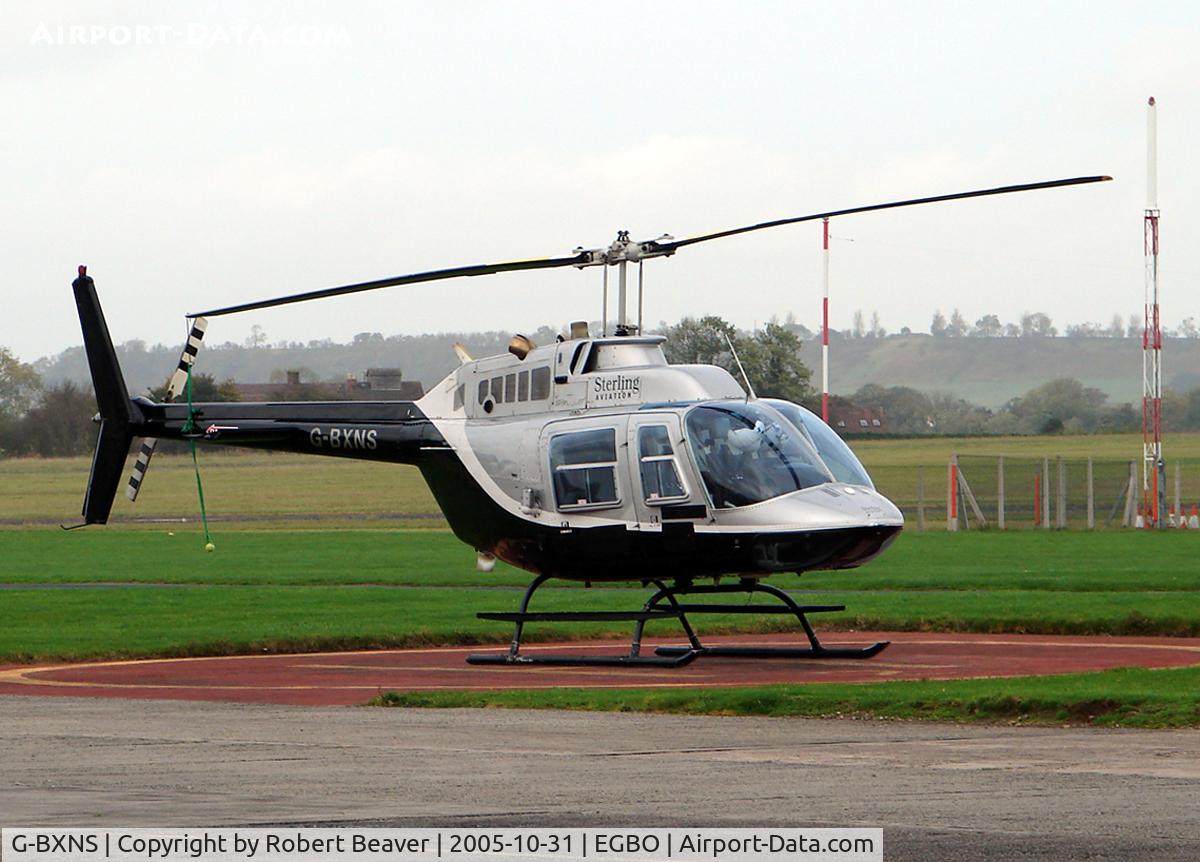 G-BXNS, 1977 Bell 206B JetRanger III C/N 2385, Bell 206B Jet Ranger 3 (Halfpenny Green)