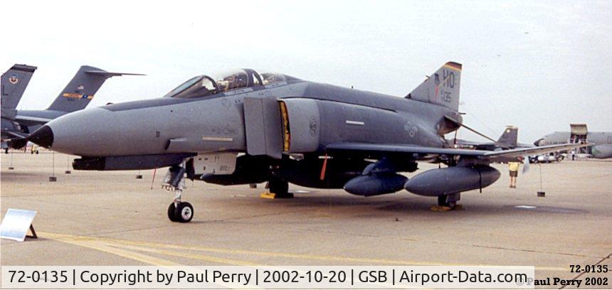 72-0135, 1972 Boeing QF-4E C/N 4295, Seen before the USAF integrated this airframe into the Heritage Program