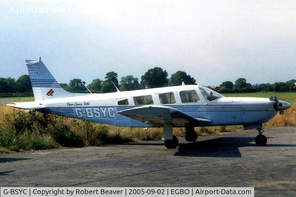 G-BSYC, 1977 Piper PA-32R-300 Cherokee Lance C/N 32R-7780159, Piper PA-32R 300 Lance