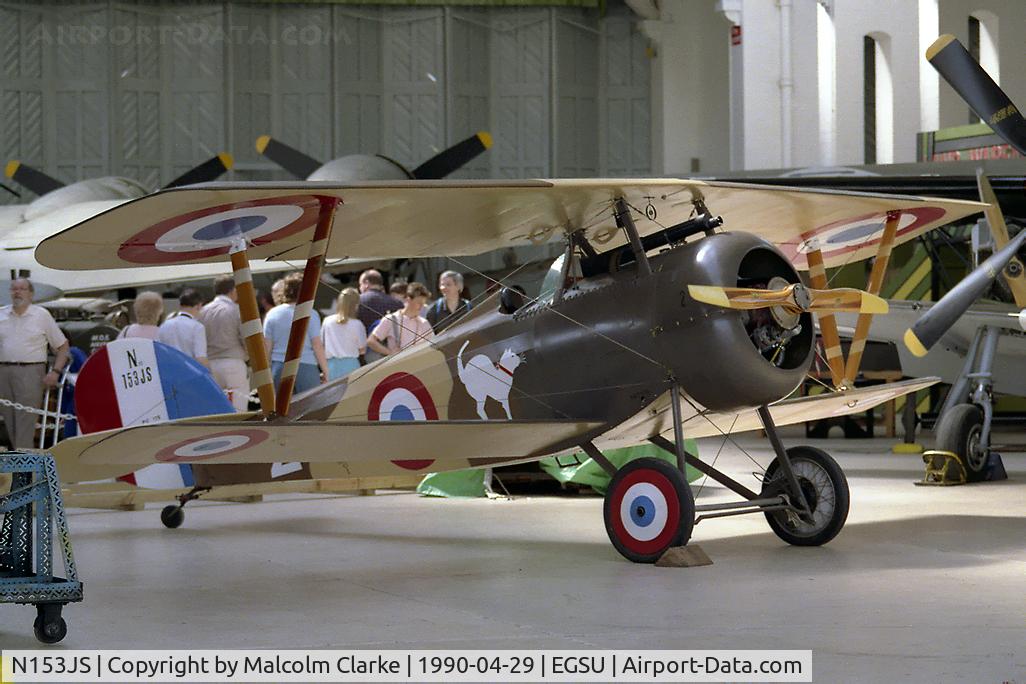 N153JS, 1980 Nieuport 24 Replica C/N 02JS, Nieuport 24 Replica at the Imperial War Museum, Duxford.