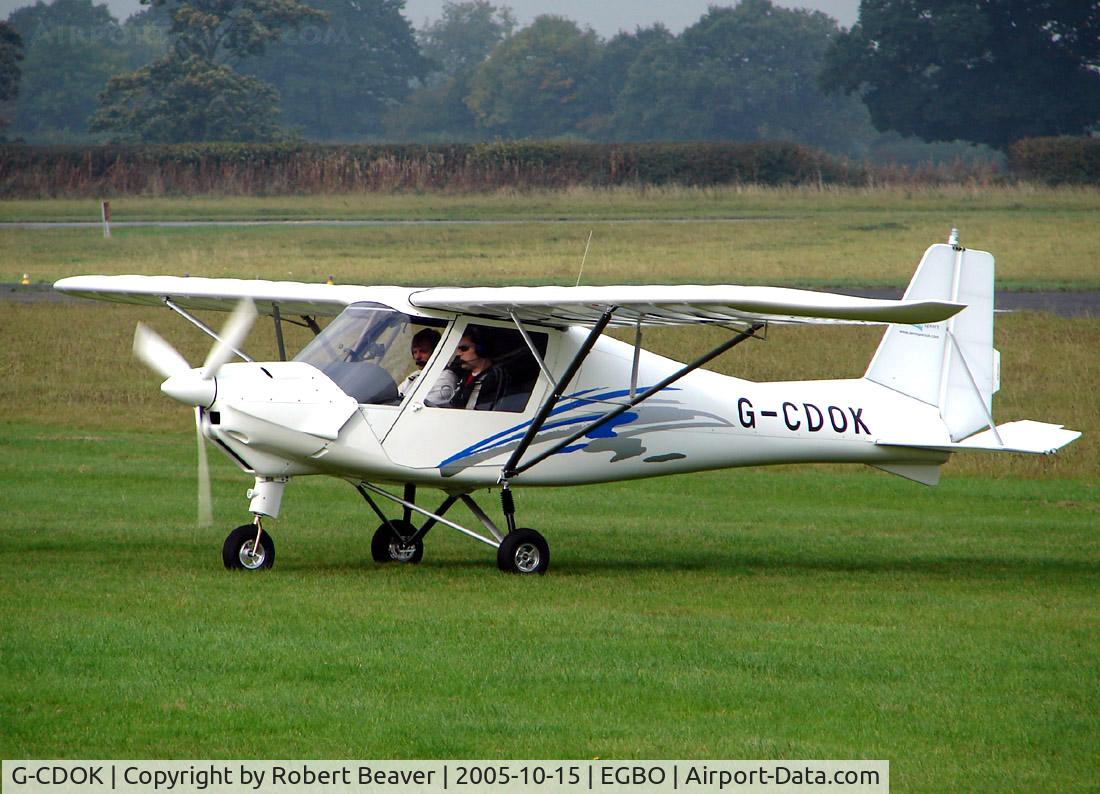 G-CDOK, 2005 Comco Ikarus C42 FB100 C/N 0509-6757, Ikarus C42-FB100 Built at Halfpenny Green