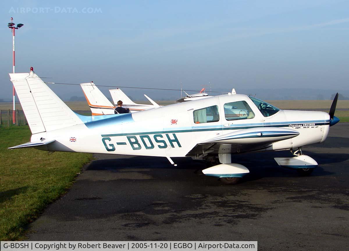 G-BDSH, 1975 Piper PA-28-140 Cherokee Cruiser C/N 28-7625063, Piper PA-28-140 Cherokee (Halfpenny Green)