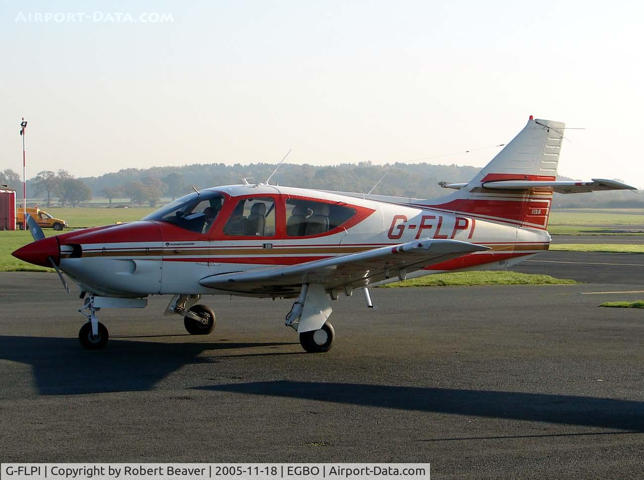 G-FLPI, 1974 Rockwell International 112 Commander C/N 205, Rockwell 112 Commander