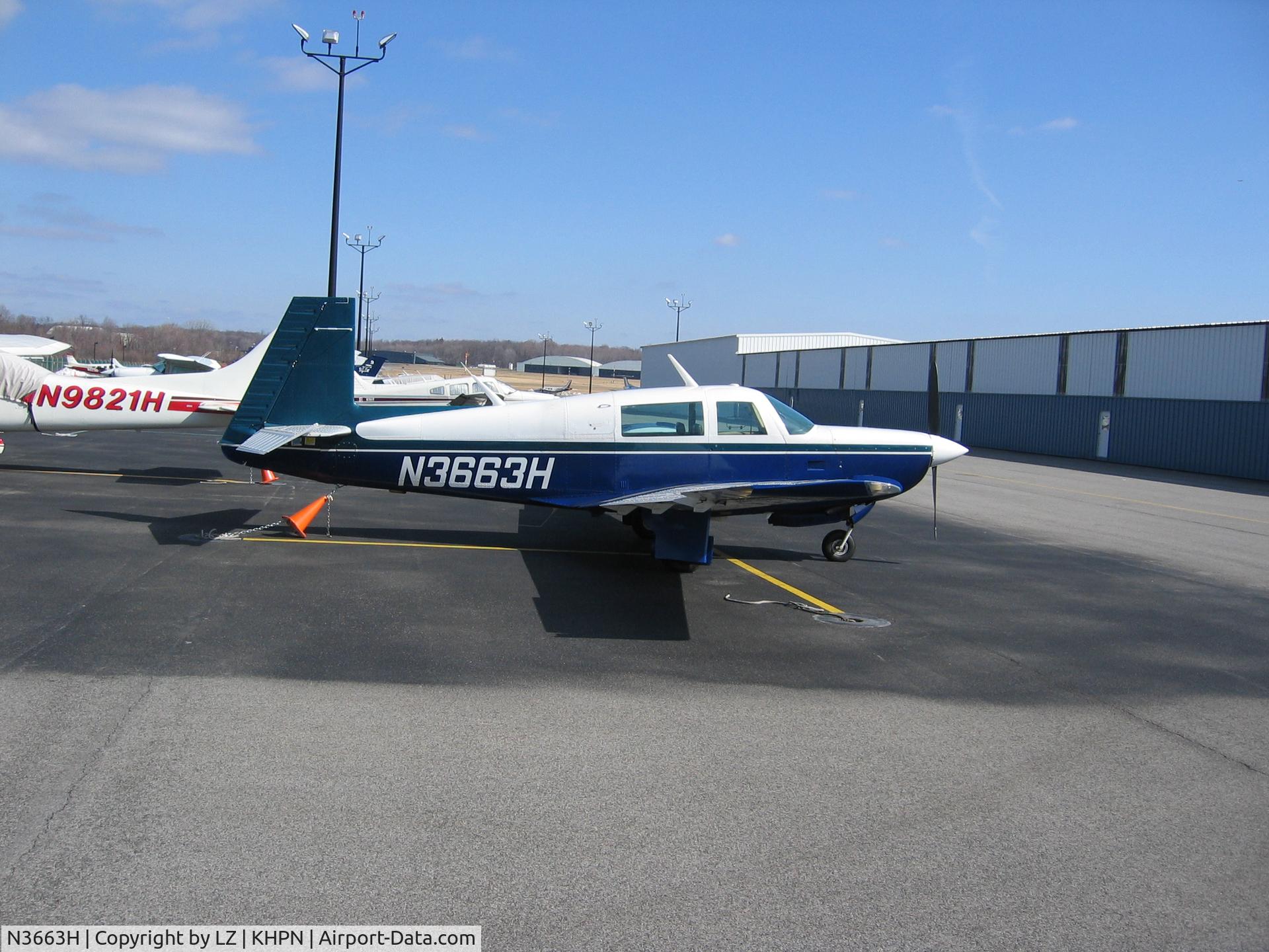 N3663H, 1980 Mooney M20K C/N 25-0441, M20T