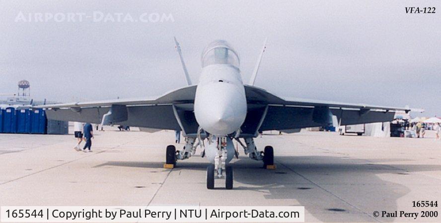 165544, Boeing F/A-18F Super Hornet C/N 1493/F006, One of the first Super Hornets to be displayed at Oceana, before they were based there