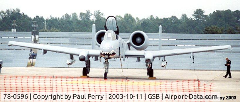 78-0596, 1978 Fairchild Republic A-10A Thunderbolt II C/N A10-0216, Built in 1978, she's an old girl, but a trooper