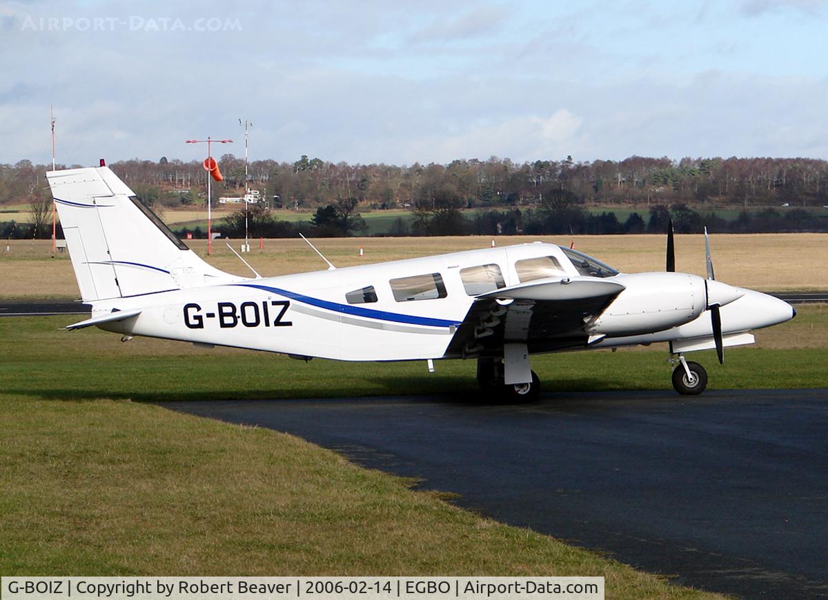 G-BOIZ, 1980 Piper PA-34-200T Seneca II C/N 34-8070014, Piper PA-34-200T Seneca II