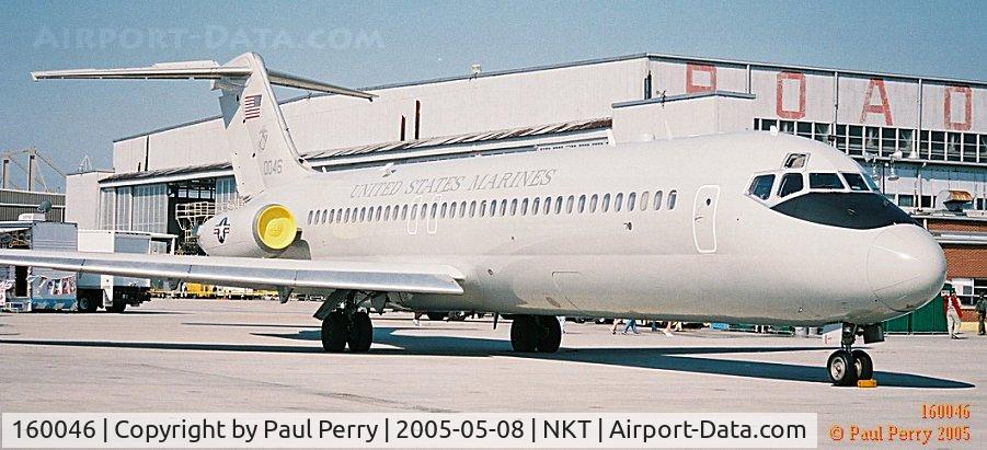 160046, 1975 McDonnell Douglas C-9B Skytrain II C/N 47684, Clean new colors on this Marine Corps C-9