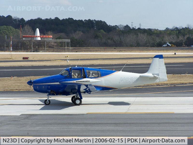 N23D, 1968 Navion Rangemaster H C/N NAV-4-2523, Taxing to Epps Air Service