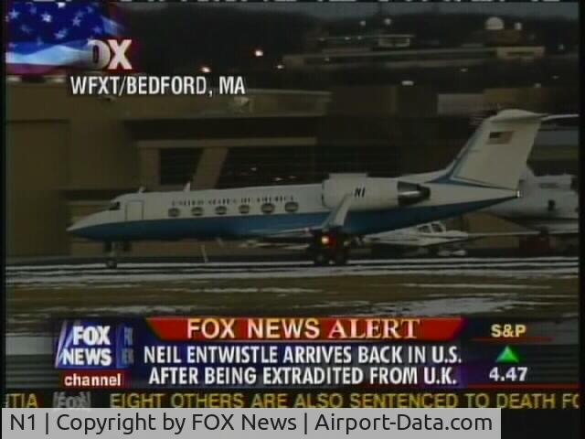 N1, 1988 Gulfstream Aerospace G-IV C/N 1071, N1 used to bring back Neil Entwistle