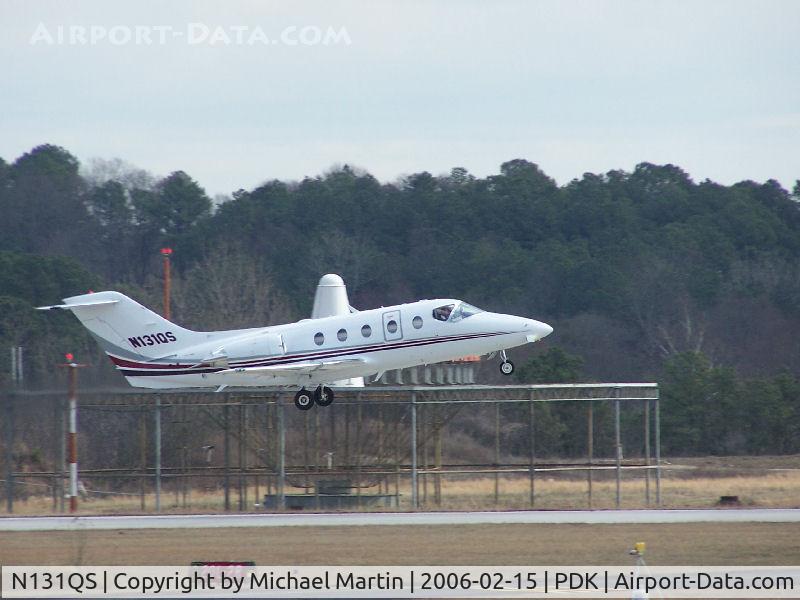 N131QS, Raytheon Aircraft Company 400A C/N RK-431, Departing PDK on 20L