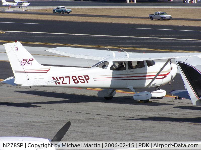 N278SP, 2003 Cessna 172S C/N 172S9474, Tied down @ PDK