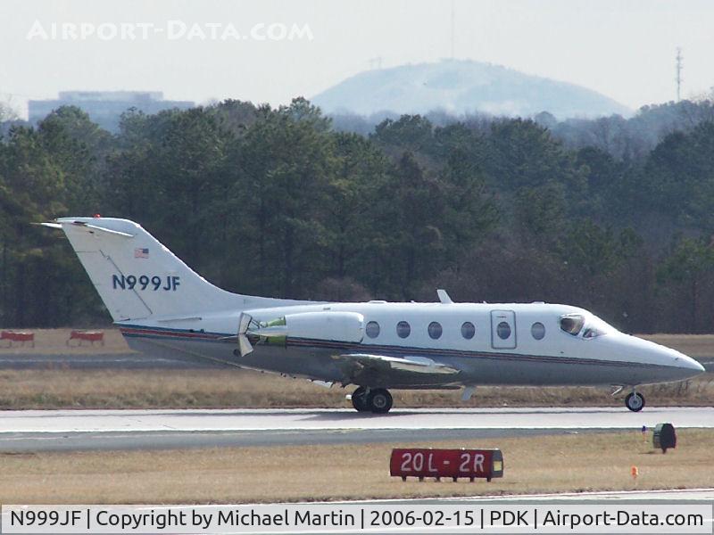 N999JF, 1992 British Aerospace BAe.125 Series 800A C/N 258220, Landing PDK on 20L with airbrakes extended