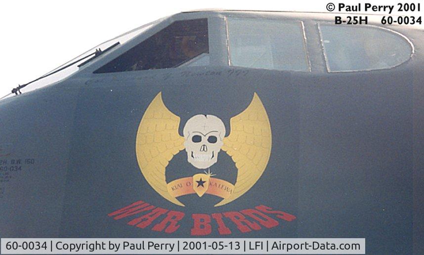 60-0034, 1960 Boeing B-52H Stratofortress C/N 464399, The BUFF, with a straight-forward artwork