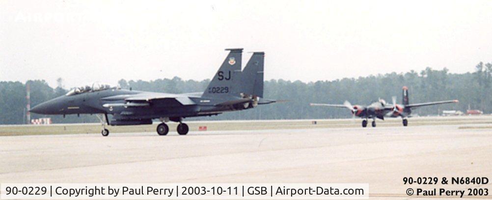 90-0229, 1990 McDonnell Douglas F-15E Strike Eagle C/N 1157/E131, The old and the new strikers.
