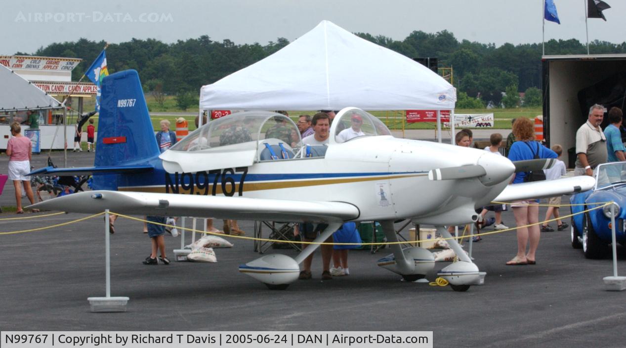 N99767, 2002 Vans RV-8A C/N 81151, SEEN AT Danville Va. Skyfest 2005