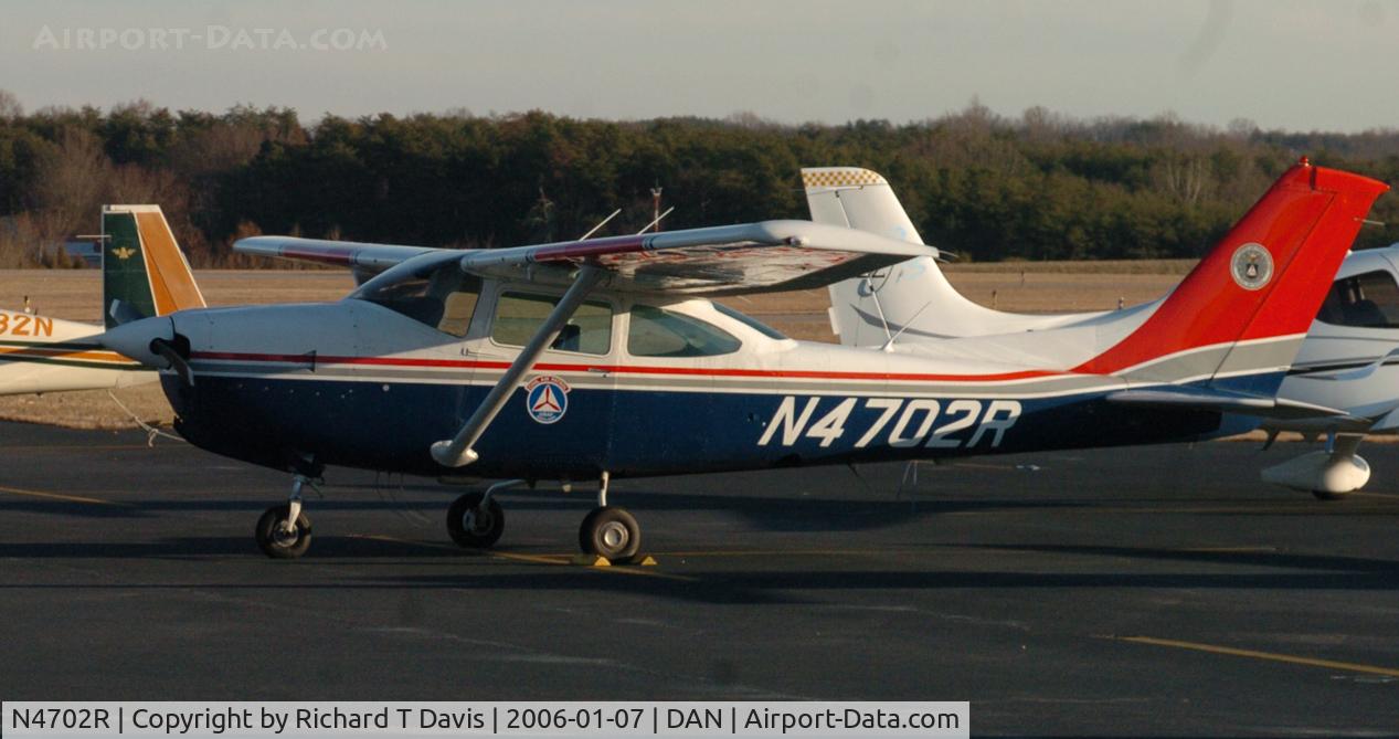 N4702R, 1978 Cessna R182 Skylane RG C/N R18200605,  CAP in Danville Va for training
