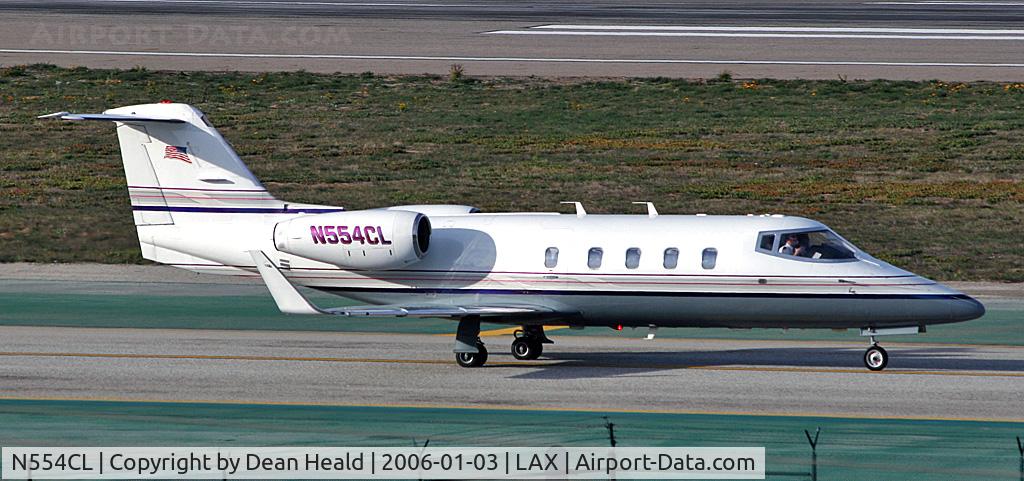 N554CL, 1982 Gates Learjet 55 C/N 040, Taxiing at the South Complex