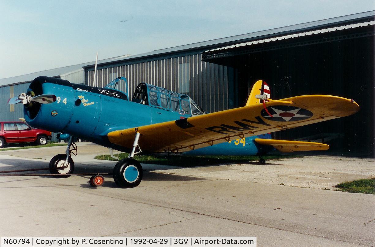 N60794, 1944 Consolidated Vultee BT-13B (SNV-2) C/N 91667, BT-13 N60794