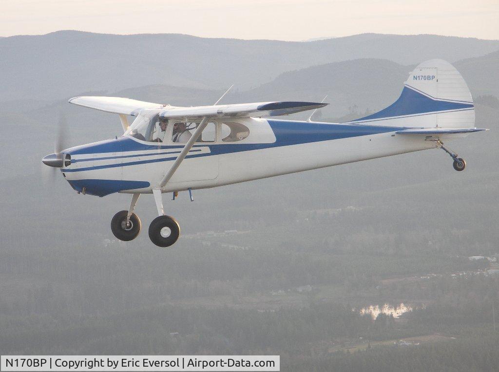 N170BP, 1954 Cessna 170B C/N 26299, In flight over Washington State, USA