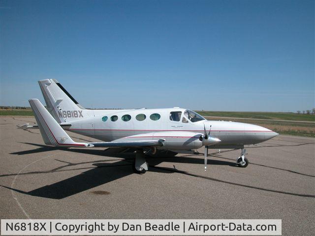 N6818X, 1981 Cessna 414A Chancellor C/N 414A0663, N6818X on return from Oshkosh