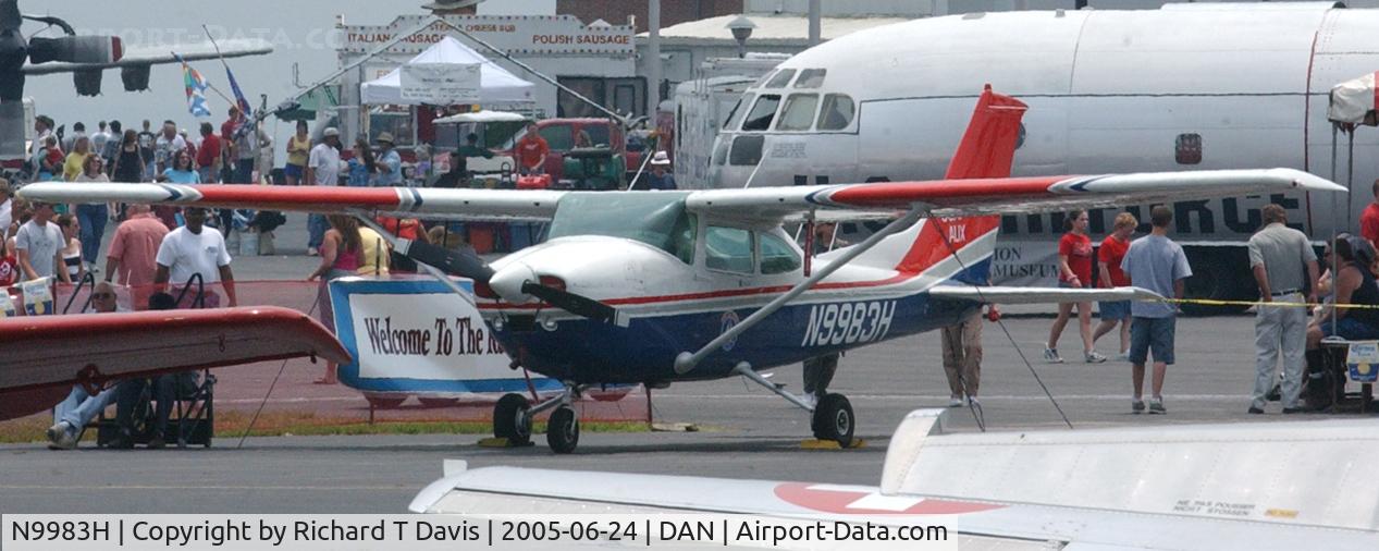 N9983H, 1982 Cessna 182R Skylane C/N 18268161, Local CAP plane at the Danville Va. Skyfest 2005