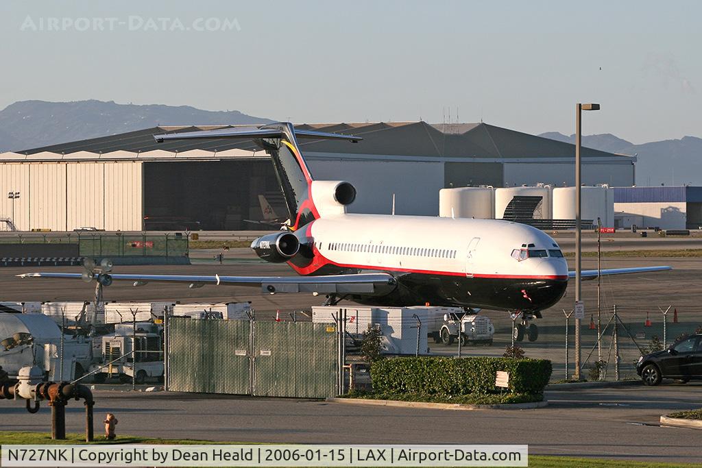 N727NK, 1979 Boeing 727-212 C/N 21945, Miami Heat basketball team plane.  The team was in town playing against the LA Lakers.