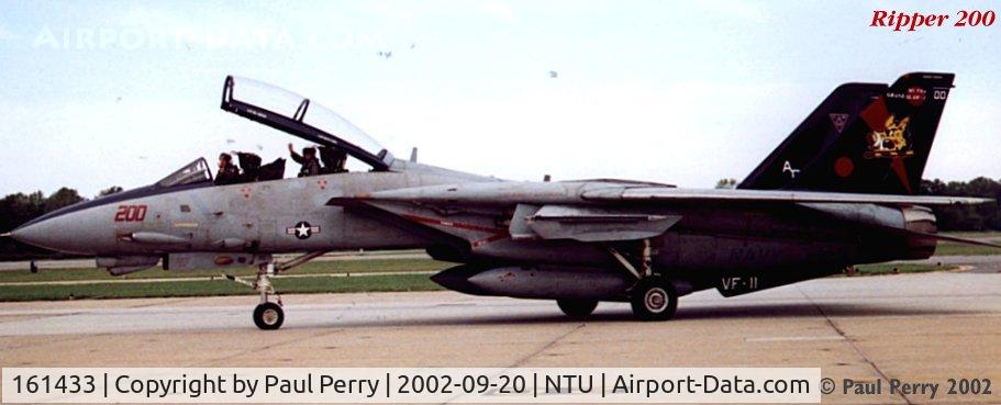 161433, Grumman F-14B Tomcat C/N 443, What a showbird! Out to pasture since VFA-11 went to the SuperBugs