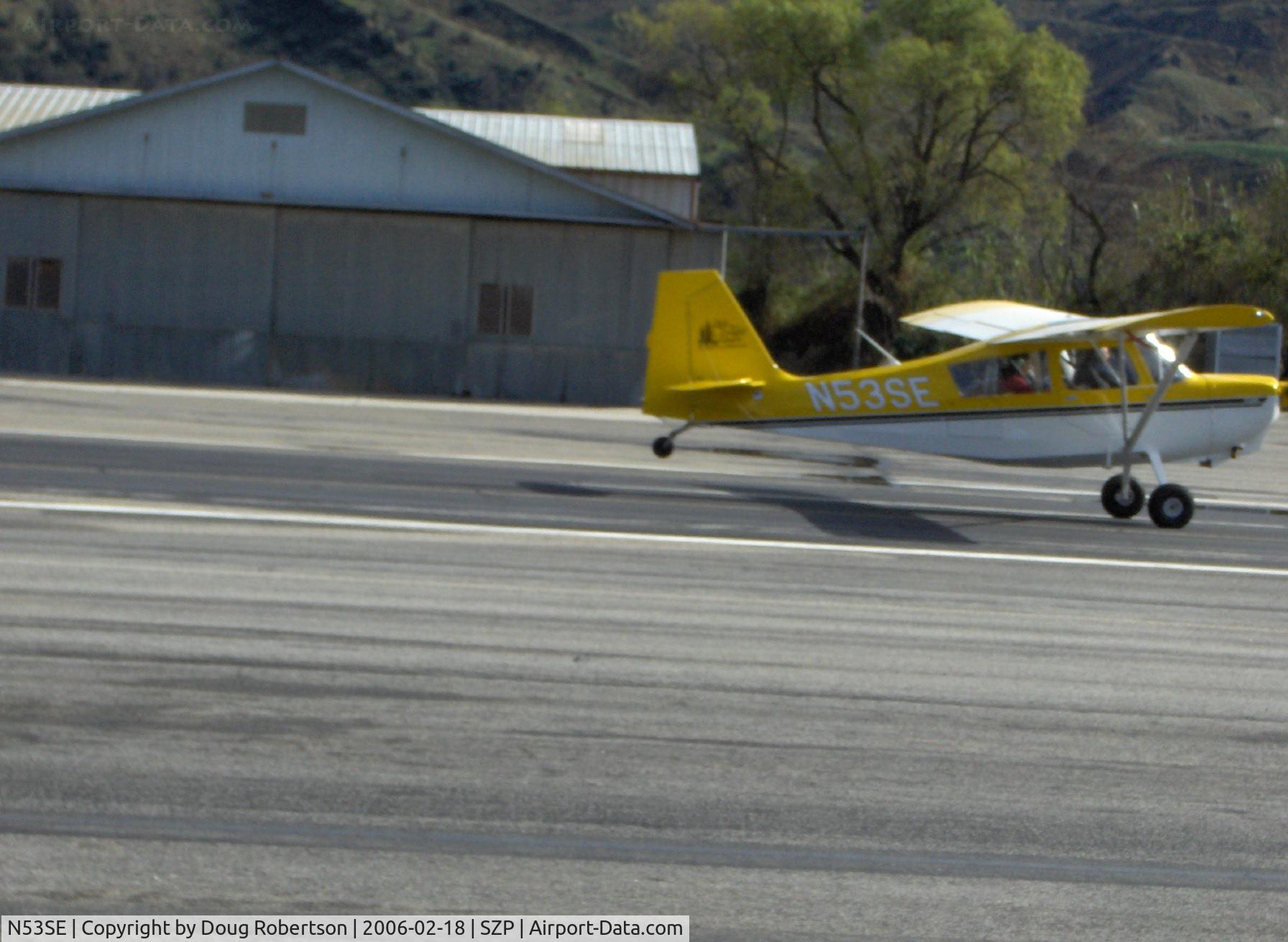 N53SE, 2005 American Champion 7GCBC C/N 1387-2005, 2005 American Champion Aircraft 7GCBC 'High Country EXPLORER' model, Superior O-360-A3-A2 180 Hp, takeoff runway 22