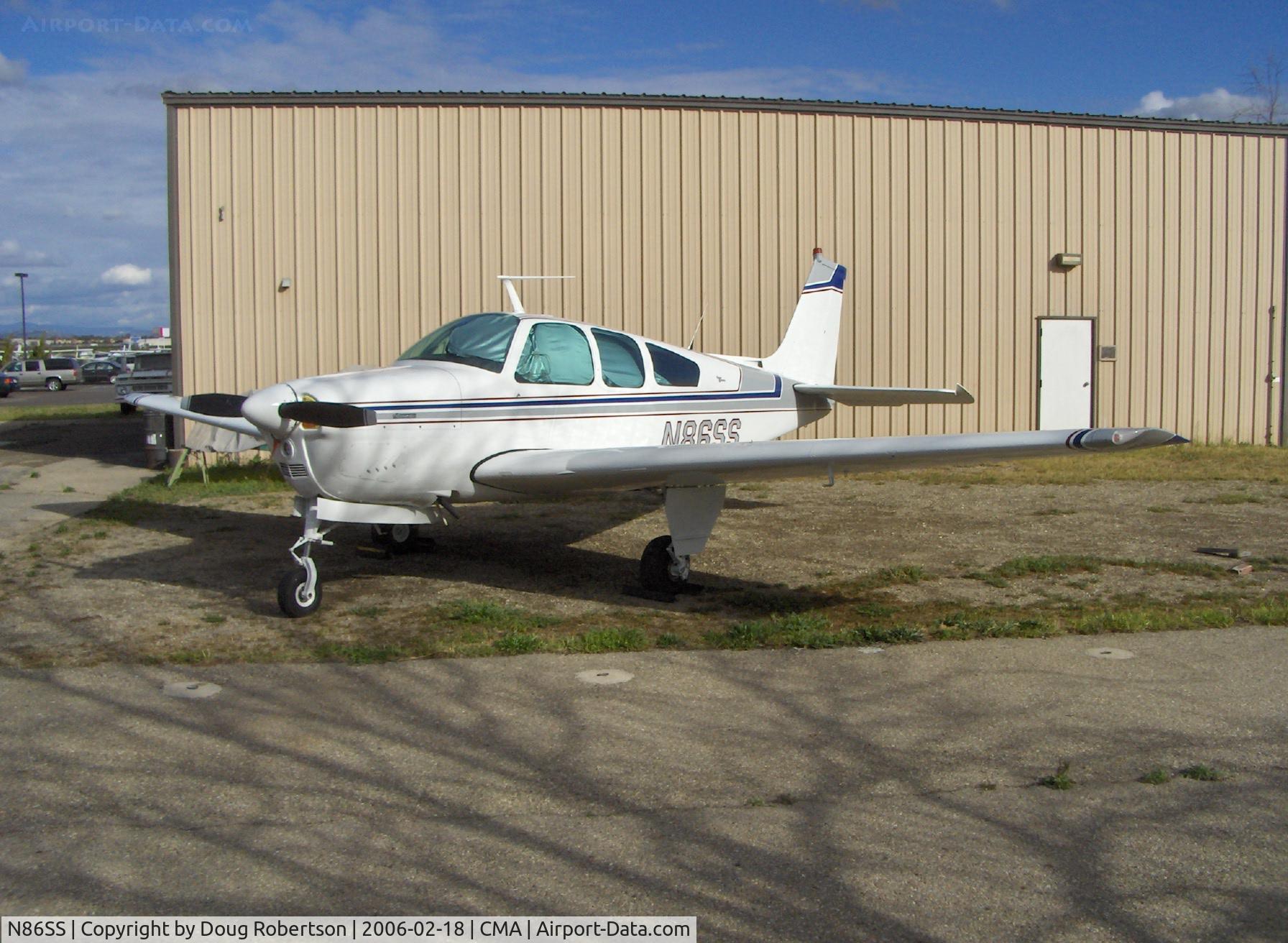 N86SS, 1968 Beech E33 Bonanza C/N CD-1142, 1968 Beech E33 BONANZA, Continental IO-470-K 225 Hp