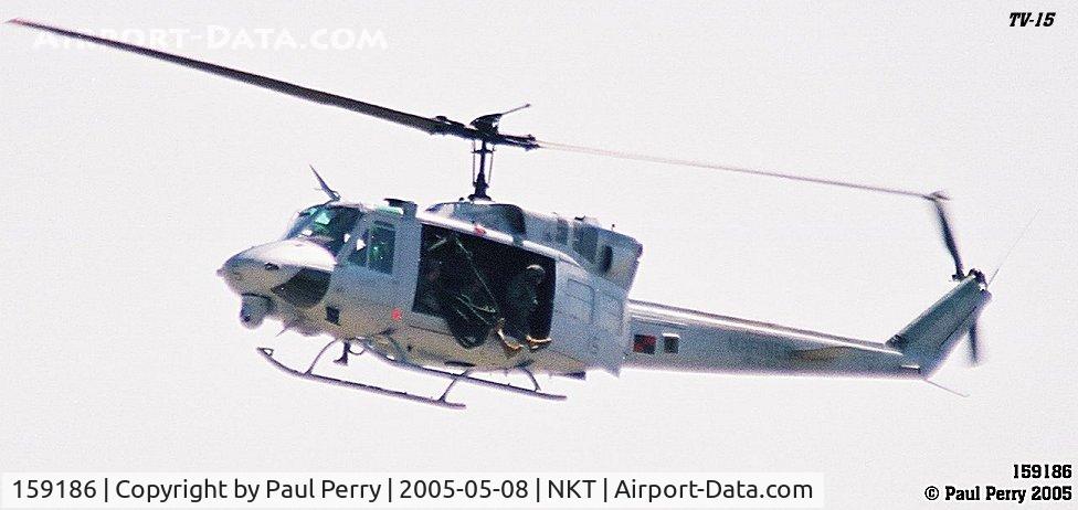 159186, Bell UH-1N Iroquois C/N 31662, Always refreshing to see and hear a Huey these days