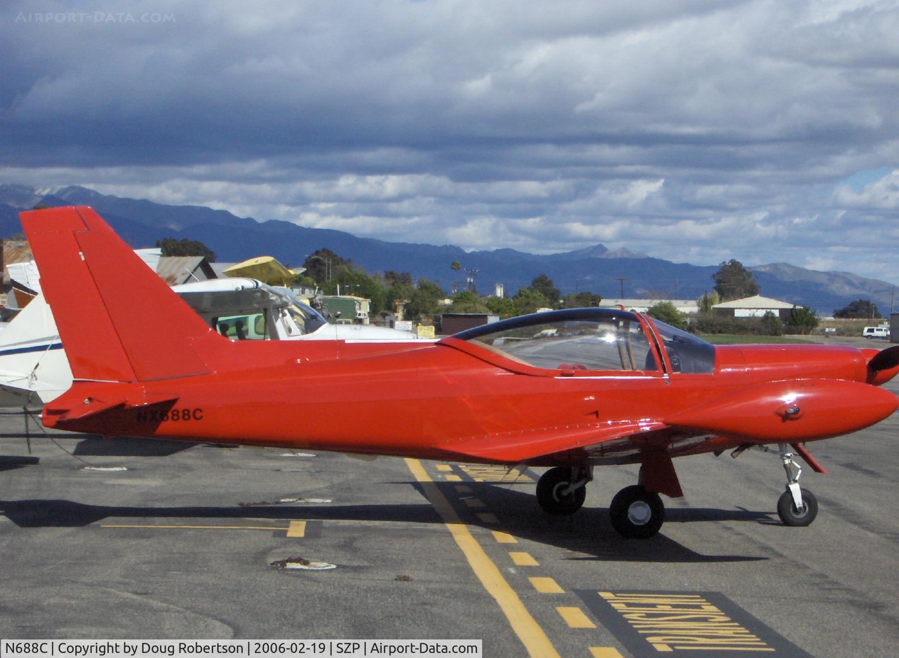 N688C, SIAI-Marchetti SF-260C C/N 466/37-004, Siai-Marchetti SF.260C as NX688C, Lycoming IO-540, Exp. class