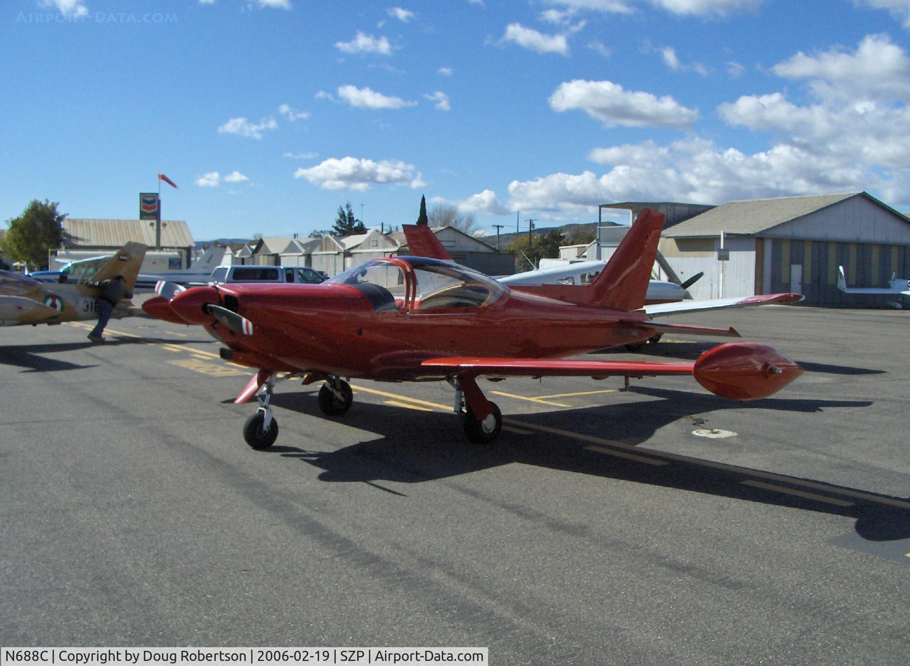 N688C, SIAI-Marchetti SF-260C C/N 466/37-004, Siai-Marchetti SF.260C as NX688C, Lycoming IO-540, Exp. class
