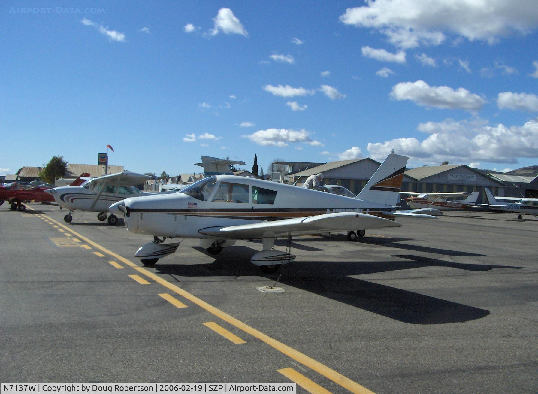 N7137W, 1962 Piper PA-28-180 C/N 28-939, 1962 Piper PA-28-180 CHEROKEE, Lycoming O&OV 360 180 Hp