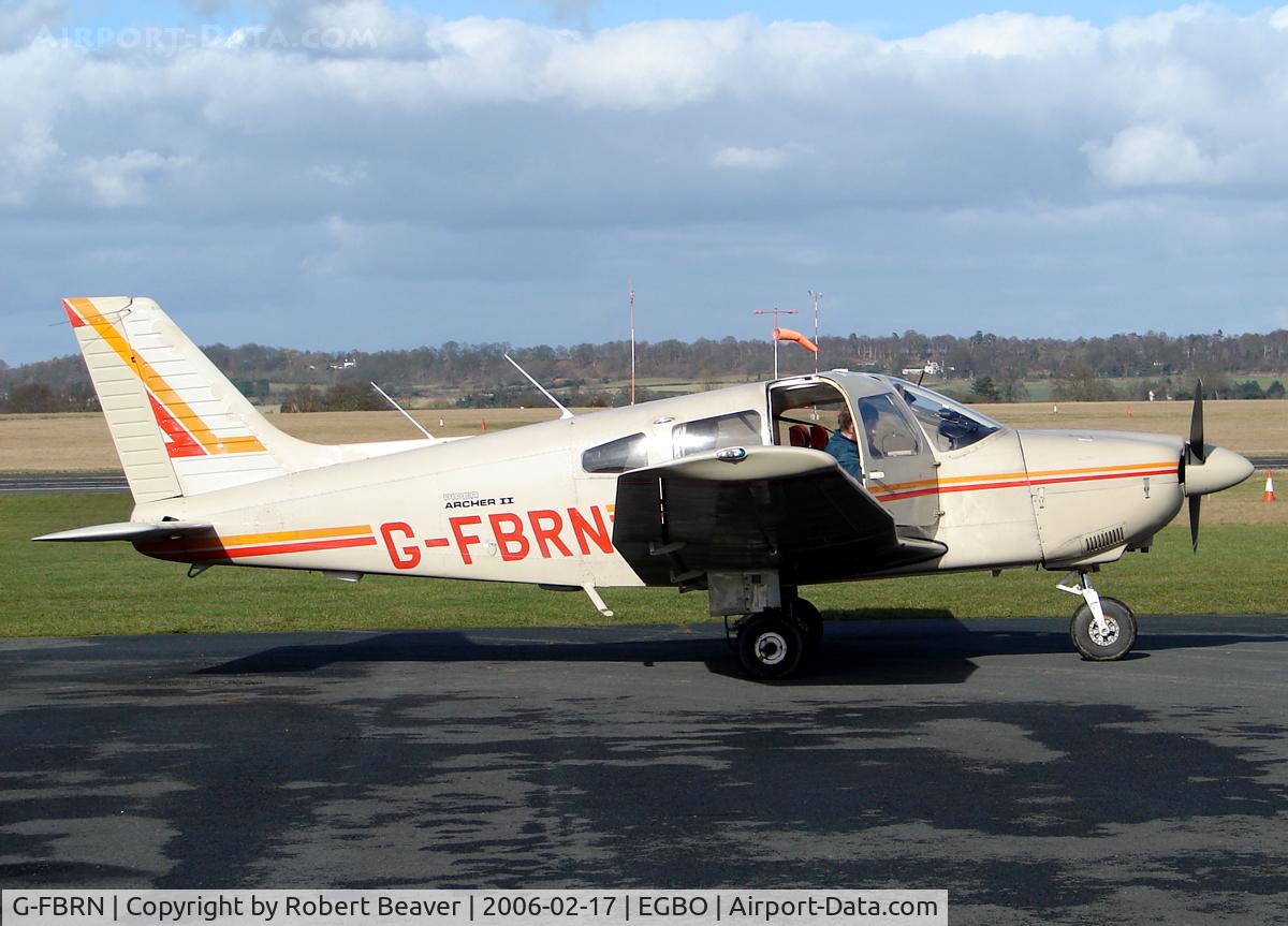 G-FBRN, 1982 Piper PA-28-181 Cherokee Archer II C/N 28-8290166, Piper PA-28 181 Archer II (Halfpenny Green)