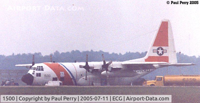 1500, 1973 Lockheed HC-130H Hercules C/N 382-4501, One of the many Hercules at Elizabeth City CGAS