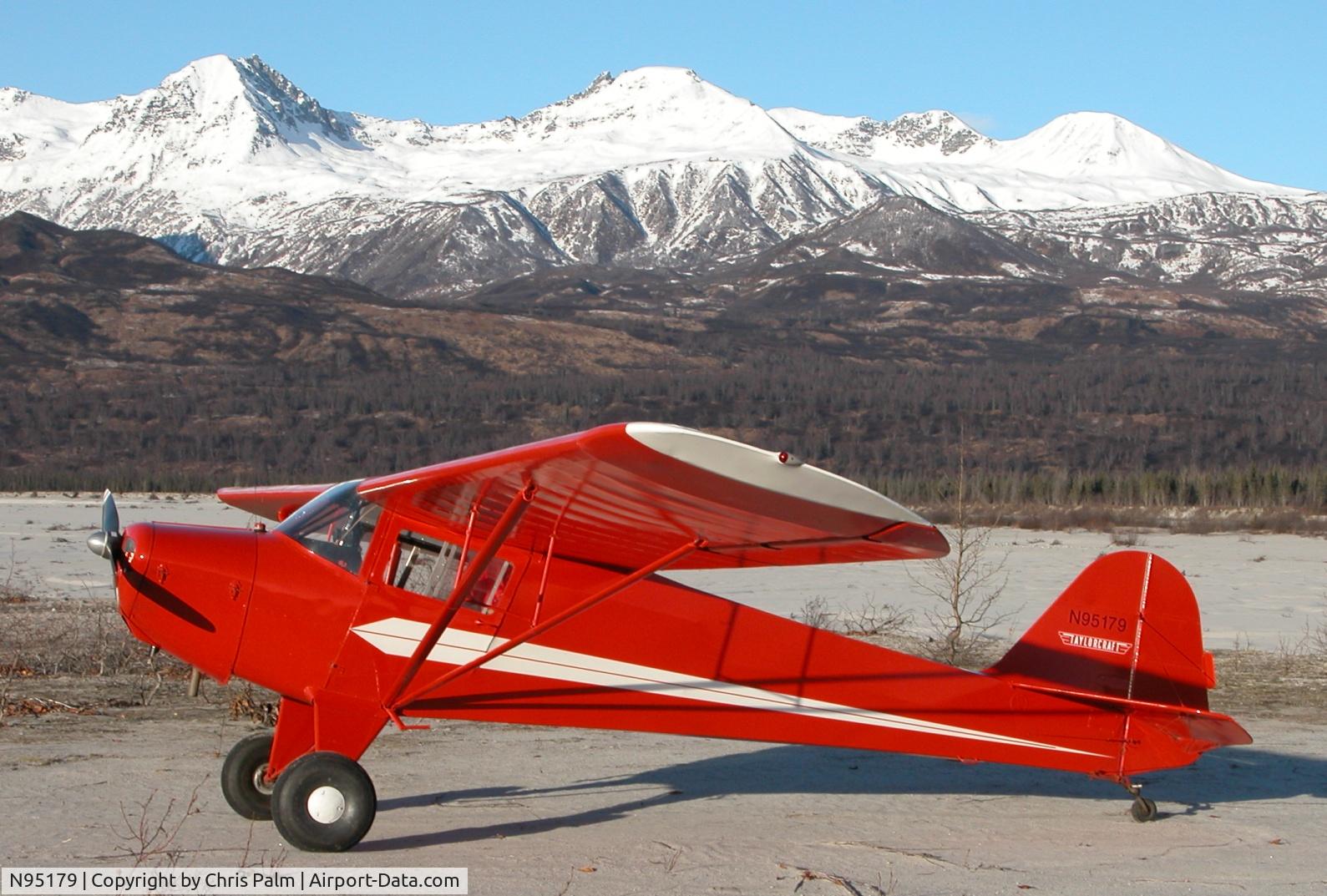 N95179, 1946 Taylorcraft BC12-D C/N 9579, McArthur River a few days before first snowfall