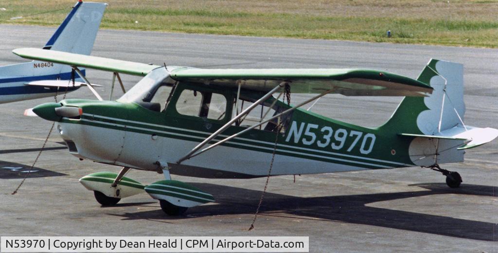 N53970, 1976 Bellanca 7KCAB Citabria C/N 568-76, Compton Airport - CPM - N5370 - A Citabria that I had fun flying back in the mid-1980's.