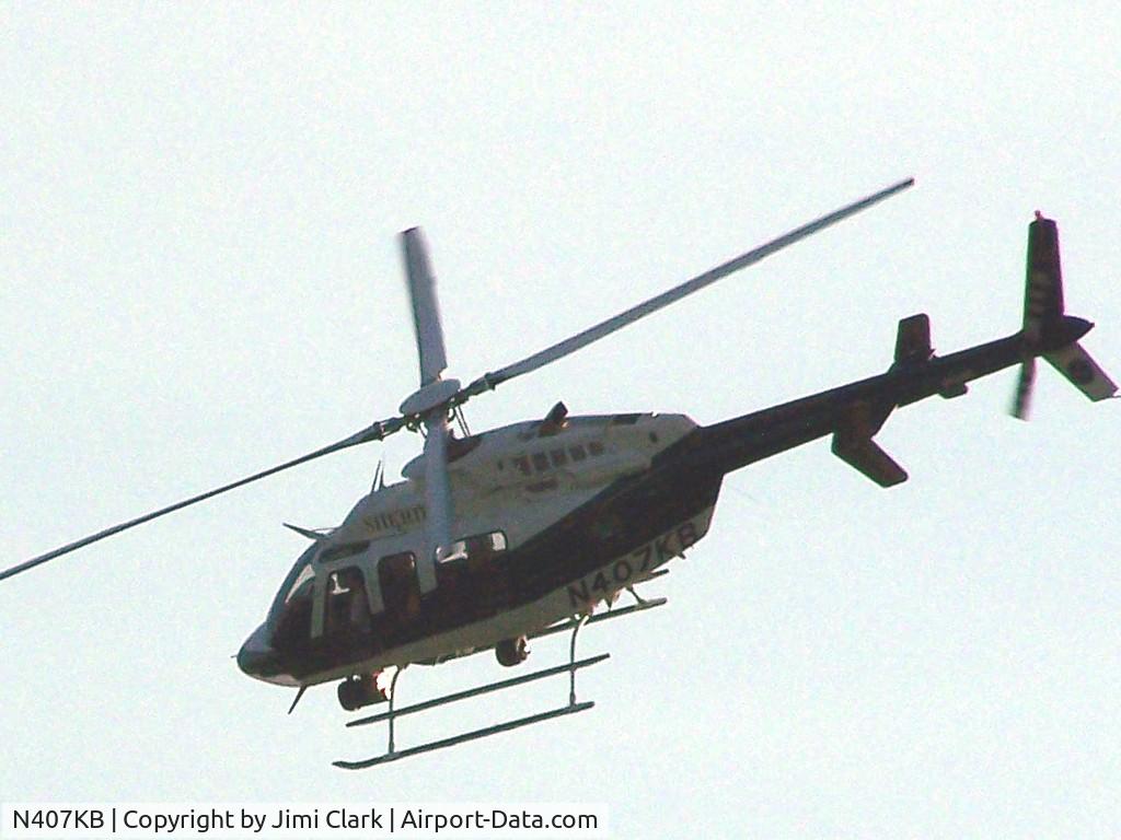 N407KB, 1997 Bell 407 C/N 53146, Following the president at Walt Disney World.