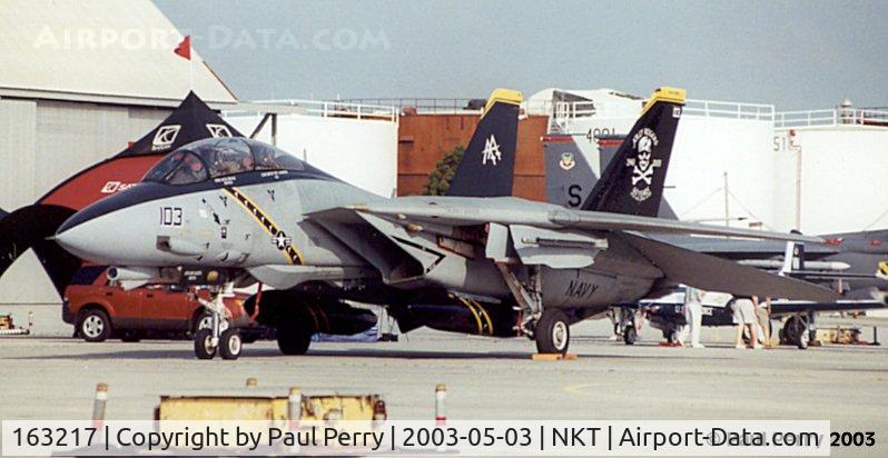 163217, Grumman F-14B Tomcat C/N 578, AA-103 deservingly has the best colors in her squadron