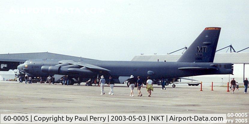 60-0005, 1960 Boeing B-52H Stratofortress C/N 464370, The BUFF looks almost majestic at times