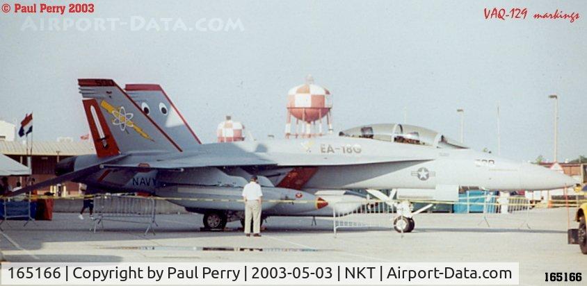 165166, 1996 Boeing F/A-18F Super Hornet C/N 1313/F001, Prototype of the EA-18G Growler, even with ECM pods