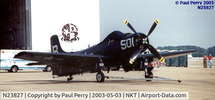 N23827, 1949 Douglas AD-4 C/N 7133, The Fighter Factory's AD-4 at Cherry Point