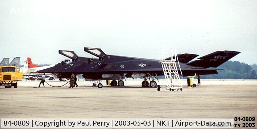 84-0809, 1983 Lockheed F-117A Nighthawk C/N A.4034, Goblin 809 getting a little fuel