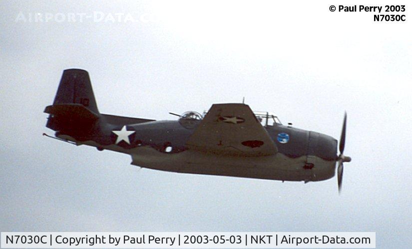 N7030C, Grumman TBM-3E Avenger C/N 3516, The Avenger making some nice passes on a very overcast day