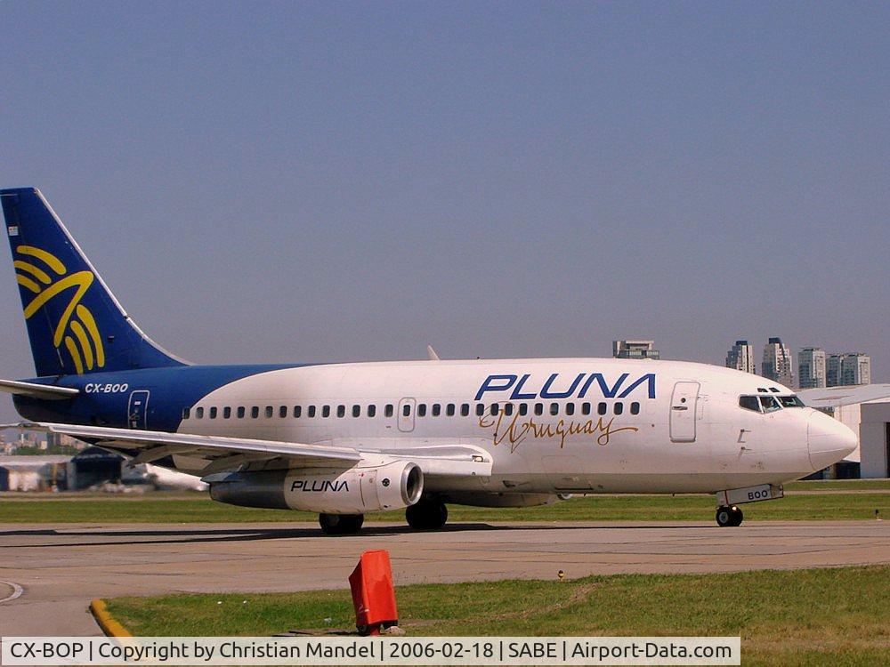 CX-BOP, 1981 Boeing 737-2A3 C/N 22739, Taxing runway 13